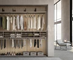 Dressing Linéaire en Niche au Design Italien pour Chambre Moderne