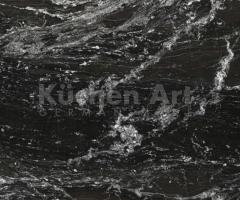 Plan de travail en granit Black Beauty – Élégance intense et contraste naturel - 2
