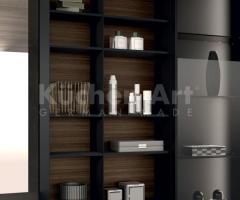 Salle de bains bois foncé & marbre noir | Design contemporain - 4