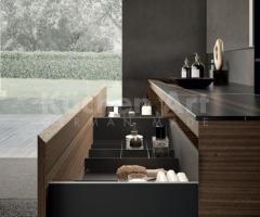 Salle de bains bois foncé & marbre noir | Design contemporain - 7